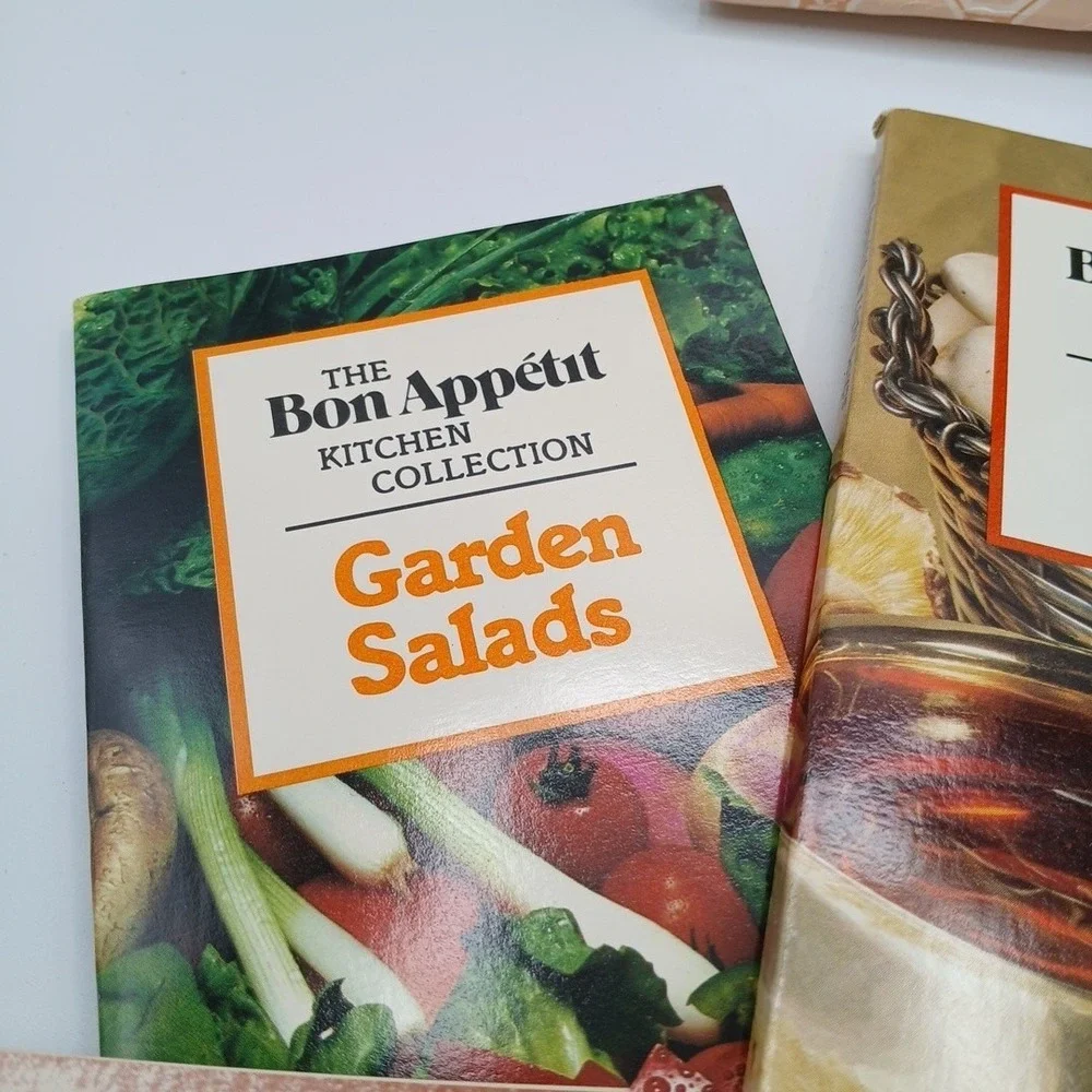 Bon‎ Appetit The Kitchen Collection Lot Cookbooks x8 Homestyle & Vol 2 VTG NOS